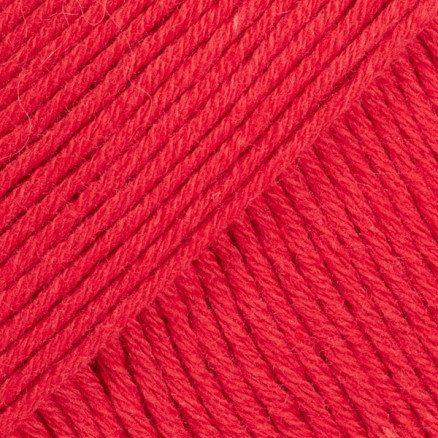 Drops Safran Garn Unicolor 19 Rød Drops Safran Garn Unicolor 19 Rød