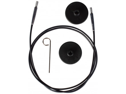 Drops Wire / Kabel til Udskiftelige Rundpinde Pro Romance 56cm (Bliver 80cm inkl. pinde)