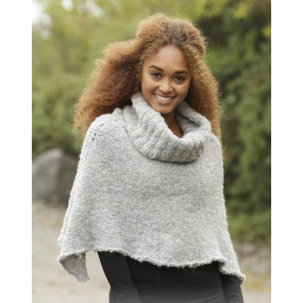 Echoes by DROPS Design - Poncho Strikkeopskrift str. S - XXXL Echoes by DROPS Design - Poncho Strikkeopskrift str. S - XXXL