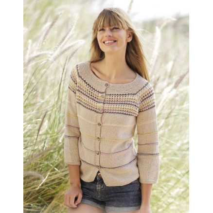 Freja Cardigan by DROPS Design - Jakke Strikkeopskrift str. S - XXXL Freja Cardigan by DROPS Design - Jakke Strikkeopskrift str. S - XXXL