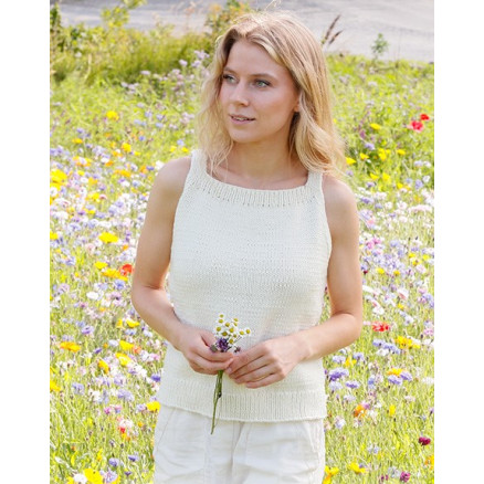 Grace Field Top by DROPS Design - Top Strikkeopskrift str. S - XXXL Grace Field Top by DROPS Design - Top Strikkeopskrift str. S - XXXL