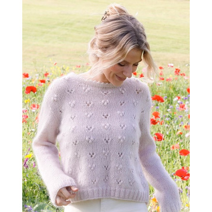 Heart Catcher by DROPS Design - Bluse Strikkeopskrift str. S - XXXL Heart Catcher by DROPS Design - Bluse Strikkeopskrift str. S - XXXL