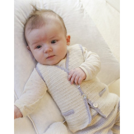 Heartthrob Vest by DROPS Design - Baby Vest Hækleopskrift str. 1/3 mdr - 3/4 år Heartthrob Vest by DROPS Design - Baby Vest Hækleopskrift str. 1/3 mdr - 3/4 år
