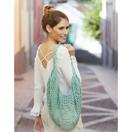 Hedera Tote by DROPS Design - Taske Hækleopskrift 60x70 cm Hedera Tote by DROPS Design - Taske Hækleopskrift 60x70 cm