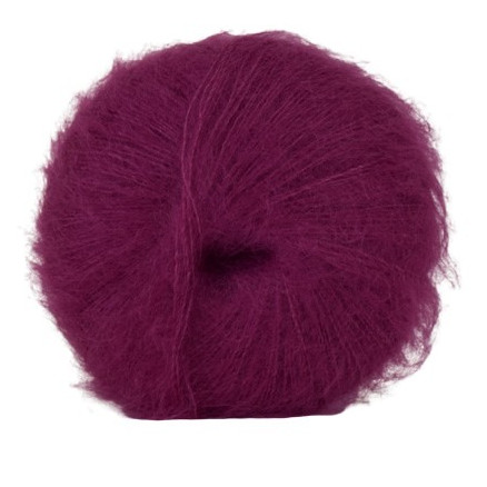 Hjertegarn Silk Kid Mohair Garn 1132 Cerise Hjertegarn Silk Kid Mohair Garn 1132 Cerise