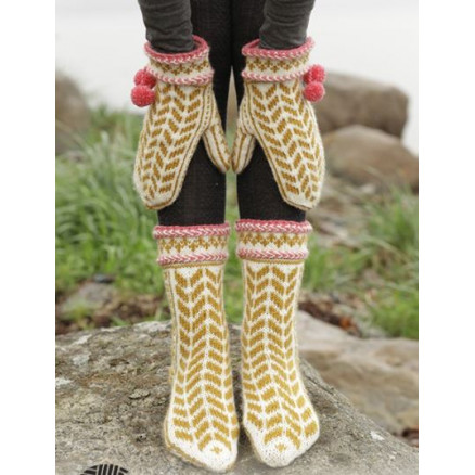 Hokey Pokey by DROPS Design - Vanter og sokker Strikkeopskrift str. 35/37 - 41/43 Hokey Pokey by DROPS Design - Vanter og sokker Strikkeopskrift str. 35/37 - 41/43