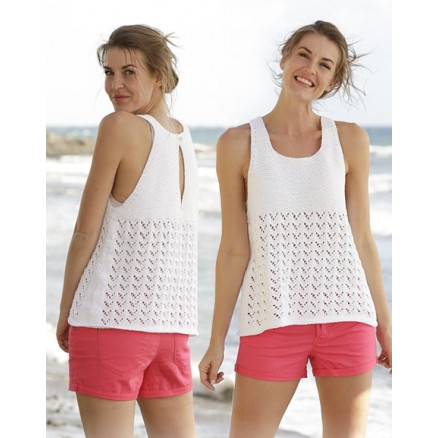 Holiday Bliss by DROPS Design - Top Strikkeopskrift str. S - XXXL Holiday Bliss by DROPS Design - Top Strikkeopskrift str. S - XXXL