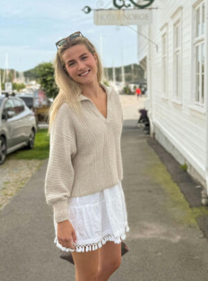 Horizonta Genser af House of Yarns - Sweater Strikkeopskrift Str. XS-XL