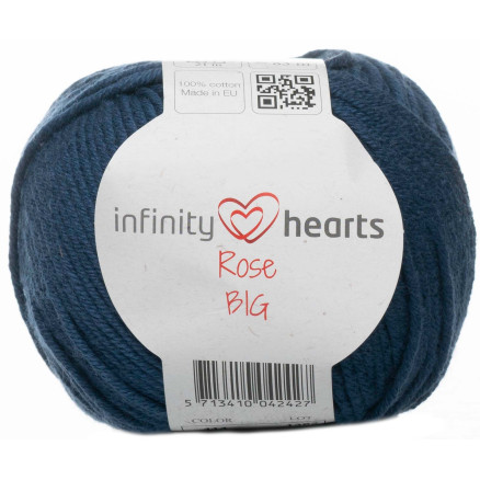 Infinity Hearts Rose Big Garn 114 Marineblå Infinity Hearts Rose Big Garn 114 Marineblå