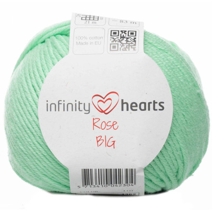 Infinity Hearts Rose Big Garn 140 Mintgrøn Infinity Hearts Rose Big Garn 140 Mintgrøn