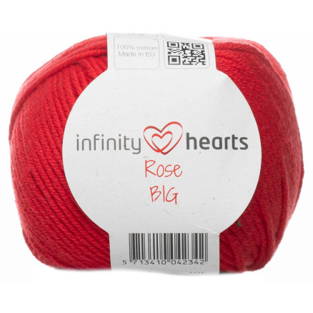 Infinity Hearts Rose Big Garn 19 Rød Infinity Hearts Rose Big Garn 19 Rød