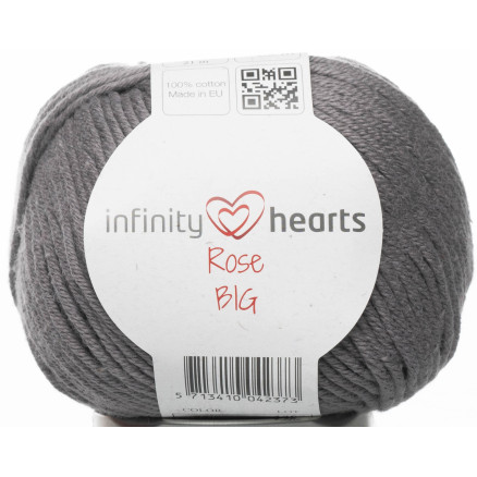 Infinity Hearts Rose Big Garn 235 Grå Infinity Hearts Rose Big Garn 235 Grå