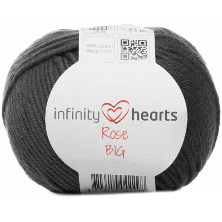 Infinity Hearts Rose Big Garn 236 Koksgrå Infinity Hearts Rose Big Garn 236 Koksgrå