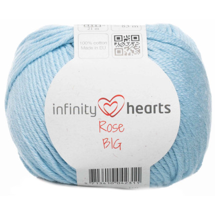 Infinity Hearts Rose Big Garn 81 Lyseblå Infinity Hearts Rose Big Garn 81 Lyseblå