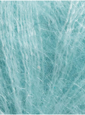 Järbo Fin Mohair Silke Garn 28 Lyseblå