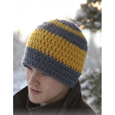 Kalle by DROPS Design - Hue Hækleopskrift str. 3/5 år - Voksen Kalle by DROPS Design - Hue Hækleopskrift str. 3/5 år - Voksen