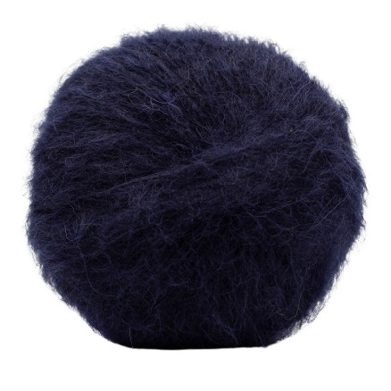 Kremke Soul Wool Baby Silk Fluffy Unicolor 2710 Midnatsblå Kremke Soul Wool Baby Silk Fluffy Unicolor 2710 Midnatsblå