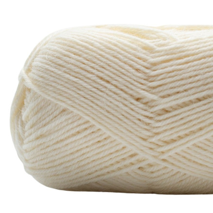 Kremke Soul Wool Edelweiss Alpaka 001 Natur Hvid Kremke Soul Wool Edelweiss Alpaka 001 Natur Hvid
