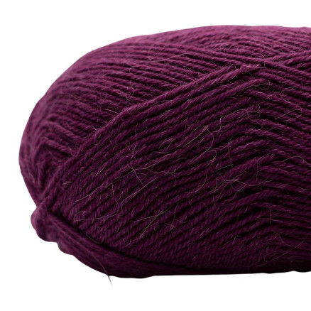 Kremke Soul Wool Edelweiss Alpaka 009 Mørk Lilla Kremke Soul Wool Edelweiss Alpaka 009 Mørk Lilla