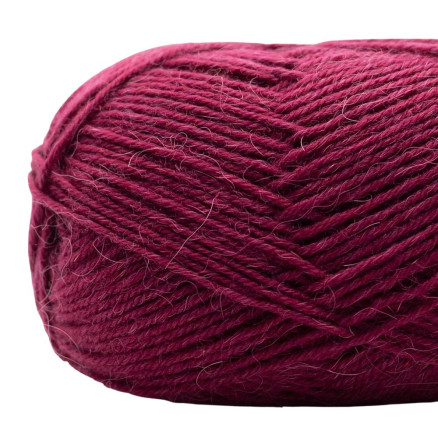 Kremke Soul Wool Edelweiss Alpaka 014 Mørkerød Kremke Soul Wool Edelweiss Alpaka 014 Mørkerød