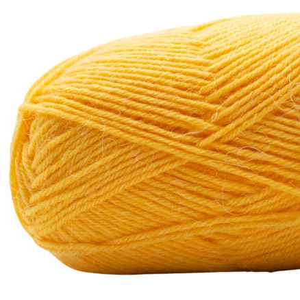 Kremke Soul Wool Edelweiss Alpaka 016 Gul Kremke Soul Wool Edelweiss Alpaka 016 Gul