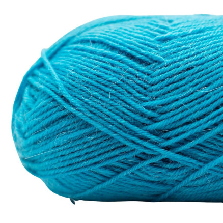 Kremke Soul Wool Edelweiss Alpaka 036 Blå Kremke Soul Wool Edelweiss Alpaka 036 Blå