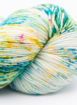 Kremke Soul Wool Lazy Lion Strømpegarn 1202 Mawenzi Plettet Kaotisk