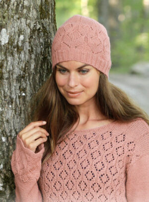 Lady Angelika by DROPS Design - Hue Strikkeopskrift str. S/M - L/XL