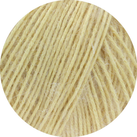Lana Grossa Ecopuno Garn 228 Pastelgul Lana Grossa Ecopuno Garn 228 Pastelgul