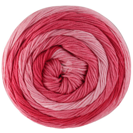 Lana Grossa Gomitolo Tono Garn 1036 Tomat / Jordbær / Rosa Lana Grossa Gomitolo Tono Garn 1036 Tomat / Jordbær / Rosa