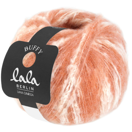 Lana Grossa Lala Berlin Buffy Garn 01 Laks/Råhvid Lana Grossa Lala Berlin Buffy Garn 01 Laks/Råhvid