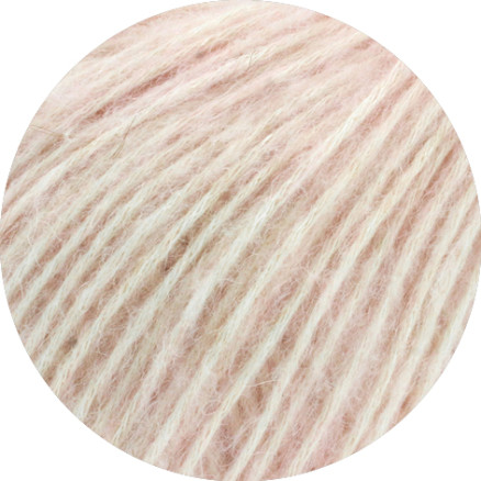 Lana Grossa Natural Alpaca Pelo Garn 011 Blød Pink Meleret Lana Grossa Natural Alpaca Pelo Garn 011 Blød Pink Meleret