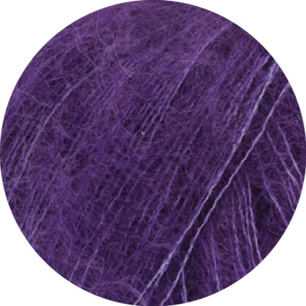 Lana Grossa Silkhair Unicolor 193 Mørk Violet Lana Grossa Silkhair Unicolor 193 Mørk Violet