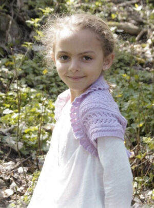 Leelanee by DROPS Design - Bolero Strikkeopskrift str. 3/4 - 11/12 år