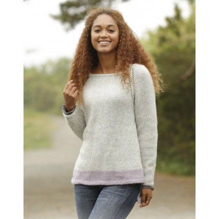 Lilla Camilla by DROPS Design - Bluse Strikkeopskrift str. S - XXXL Lilla Camilla by DROPS Design - Bluse Strikkeopskrift str. S - XXXL