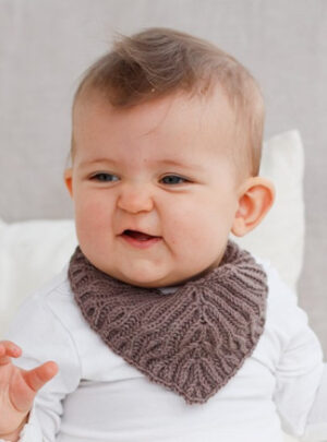 Little Peanut by DROPS Design - Hagesmæk Strikkeopskrift str. 1/9 - 9/18 mdr