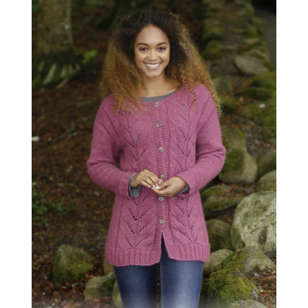 Lotus Jacket by DROPS Design - Jakke Strikkeopskrift str. S - XXXL Lotus Jacket by DROPS Design - Jakke Strikkeopskrift str. S - XXXL