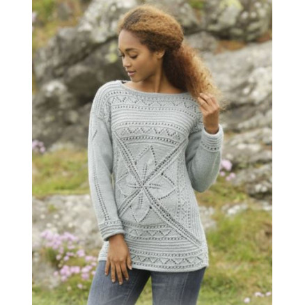 Lucky Charm by DROPS Design - Bluse Strikkeopskrift str. S - XXXL Lucky Charm by DROPS Design - Bluse Strikkeopskrift str. S - XXXL