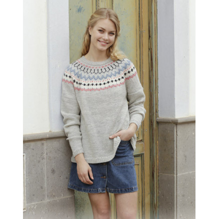 Mina Pullover by DROPS Design - Bluse Strikkeopskrift str. S - XXXL Mina Pullover by DROPS Design - Bluse Strikkeopskrift str. S - XXXL