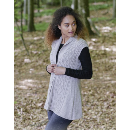Morgan's Daughter Vest by DROPS Design - Vest Strikkeopskrift str. S - XXXL Morgan's Daughter Vest by DROPS Design - Vest Strikkeopskrift str. S - XXXL