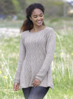 Morgan's Daughter by DROPS Design - Bluse Strikkeopskrift str. S - XXXL
