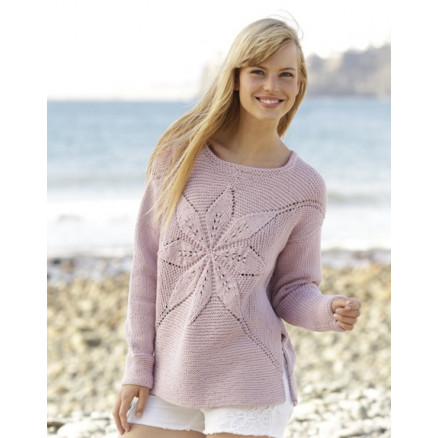 Morning Star by DROPS Design - Bluse Strikkeopskrift str. S - XXXL Morning Star by DROPS Design - Bluse Strikkeopskrift str. S - XXXL