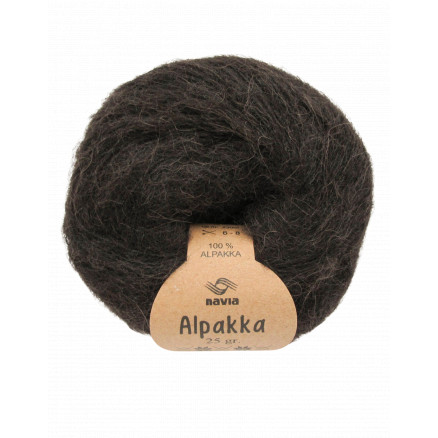 Navia Alpakka Garn 806 Mørk Brun Navia Alpakka Garn 806 Mørk Brun