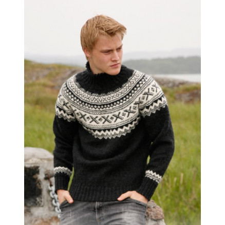 Neville by DROPS Design - Sweater Strikkeopskrift str. S - XXXL Neville by DROPS Design - Sweater Strikkeopskrift str. S - XXXL