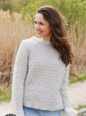 Northern Mermaid Sweater by DROPS Design - Bluse Strikkeopskrift str. XS/S - XXXL