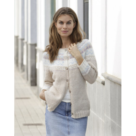 Nougat Cardigan by DROPS Design - Jakke Strikkeopskrift str. S - XXXL Nougat Cardigan by DROPS Design - Jakke Strikkeopskrift str. S - XXXL