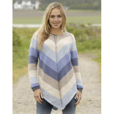 Ocean Stripes by DROPS Design - Tunika Strikkeopskrift str. S - XXXL Ocean Stripes by DROPS Design - Tunika Strikkeopskrift str. S - XXXL