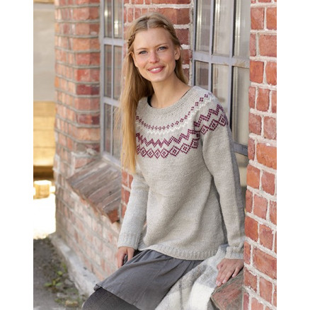 Old Mill Pullover by DROPS Design - Bluse Strikkeopskrift str. S - XXXL Old Mill Pullover by DROPS Design - Bluse Strikkeopskrift str. S - XXXL