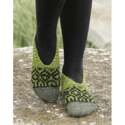 Olive Love by DROPS Design - Tøfler Strikkeopskrift str. 35/37 - 40/42 Olive Love by DROPS Design - Tøfler Strikkeopskrift str. 35/37 - 40/42