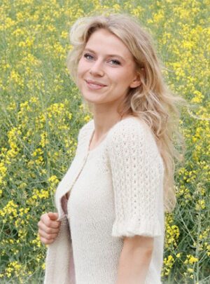Pearlescent Cardigan by DROPS Design - Cardigan Strikkeopskrift str. S - XXXL